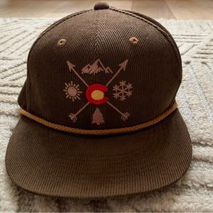 Colorado corduroy hat, like new